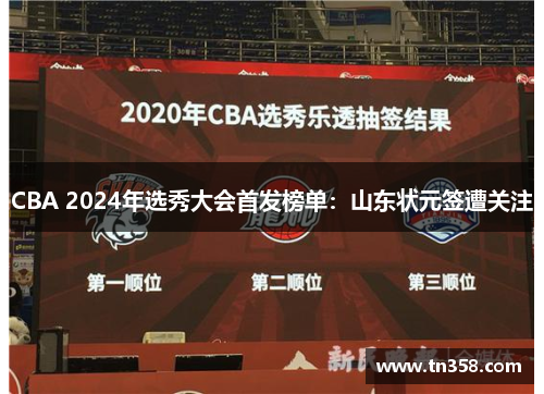 CBA 2024年选秀大会首发榜单：山东状元签遭关注